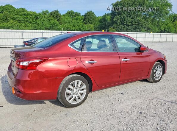 3N1AB7AP3HY228274 2017 NISSAN SENTRA Maroon 