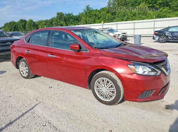3N1AB7AP3HY228274 2017 NISSAN SENTRA Maroon 