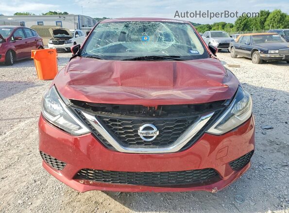 3N1AB7AP3HY228274 2017 NISSAN SENTRA Maroon 