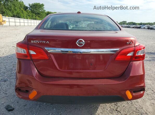 3N1AB7AP3HY228274 2017 NISSAN SENTRA Maroon 