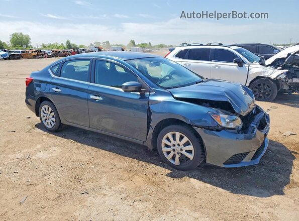 3N1AB7AP3HY258701 2017 NISSAN SENTRA Blue 