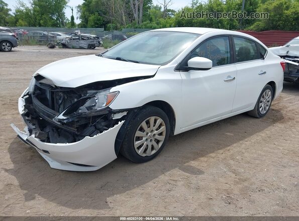 3N1AB7AP3HY266765 2017 NISSAN SENTRA White Vista tres cuartos delantera izquierda