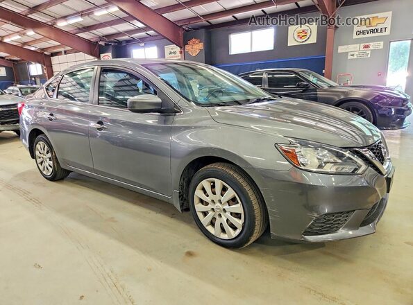 3N1AB7AP3HY267141 2017 NISSAN SENTRA Серый Передняя правая четверть