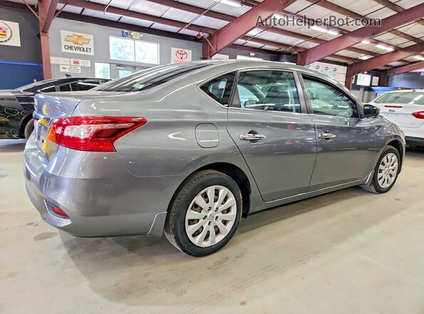 3N1AB7AP3HY267141 2017 NISSAN SENTRA Серый Задняя правая четверть