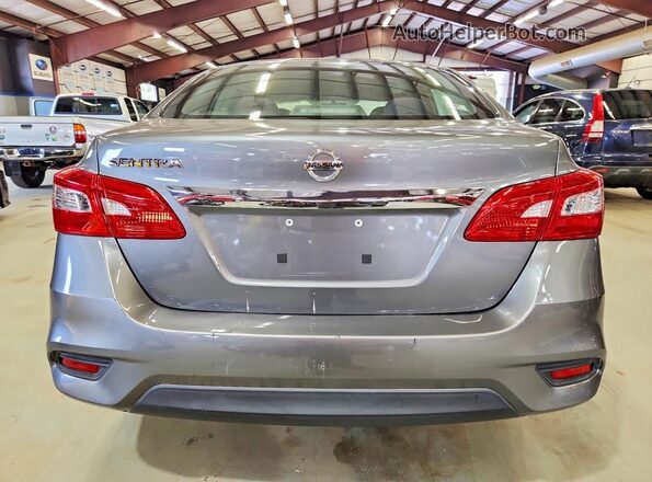 3N1AB7AP3HY267141 2017 NISSAN SENTRA Серый Вид сзади