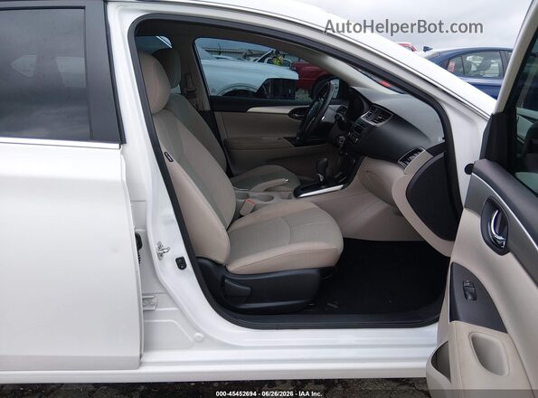 3N1AB7AP3HY274137 2017 NISSAN SENTRA White Widok wnętrza z przodu