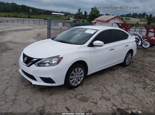 3N1AB7AP3HY274137 2017 NISSAN SENTRA White Przód lewy