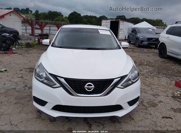 3N1AB7AP3HY274137 2017 NISSAN SENTRA White Widok zestawu wskaźników