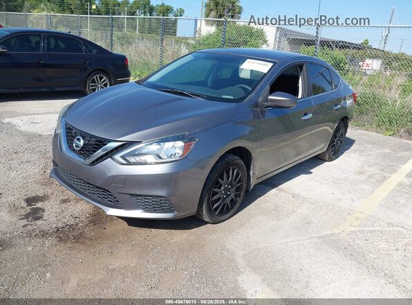 3N1AB7AP3HY297661 2017 NISSAN SENTRA Gray Передня ліва чверть