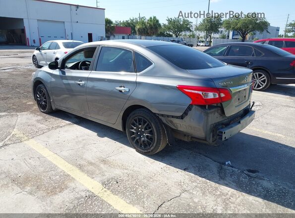 3N1AB7AP3HY297661 2017 NISSAN SENTRA Gray Задня ліва чверть