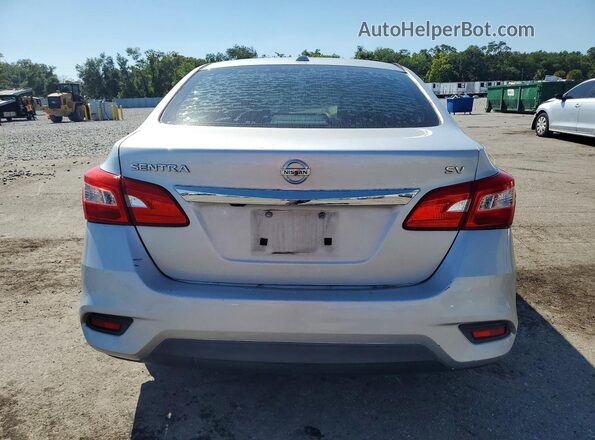 3N1AB7AP3HY302101 2017 NISSAN SENTRA Silver Widok z tyłu