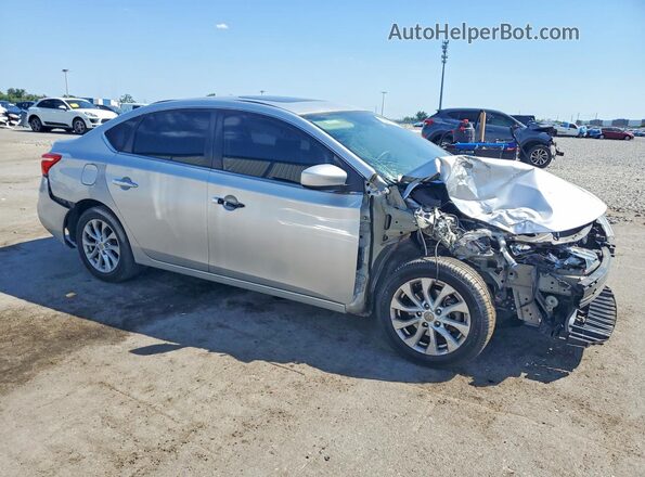3N1AB7AP3HY302101 2017 NISSAN SENTRA Silver Przód prawy