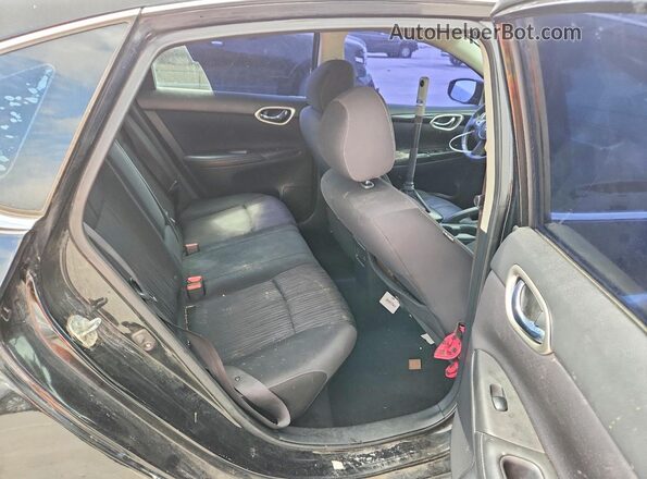 3N1AB7AP3HY357468 2017 NISSAN SENTRA Black Вид задніх сидінь