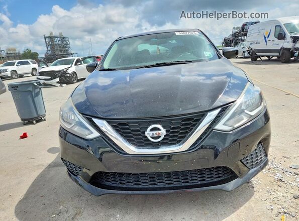 3N1AB7AP3HY357468 2017 NISSAN SENTRA Black Вид спереду