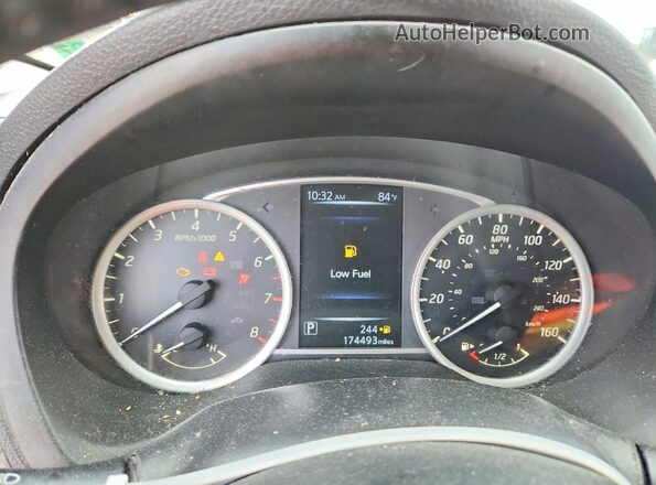 3N1AB7AP3HY357468 2017 NISSAN SENTRA Black Вид щитка приладів