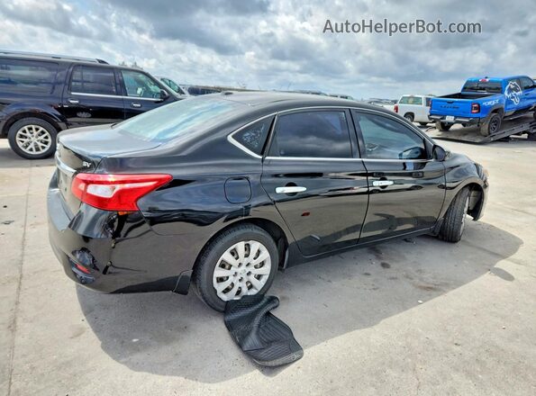 3N1AB7AP3HY357468 2017 NISSAN SENTRA Black Задня права чверть