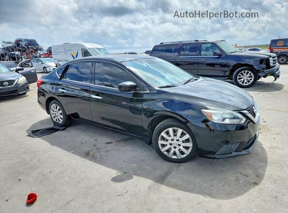 3N1AB7AP3HY357468 2017 NISSAN SENTRA Black Передня права чверть