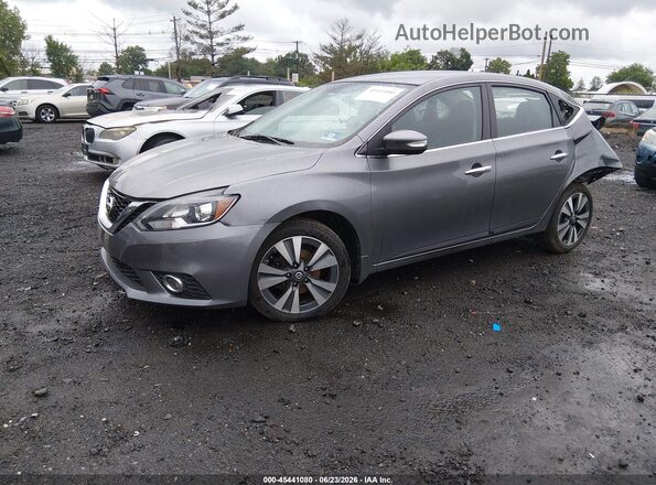 3N1AB7AP3HY378420 2017 NISSAN SENTRA Gray Передня ліва чверть