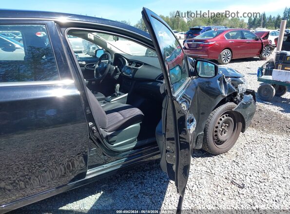 3N1AB7AP3HY385321 2017 NISSAN SENTRA Black Widok wnętrza z przodu