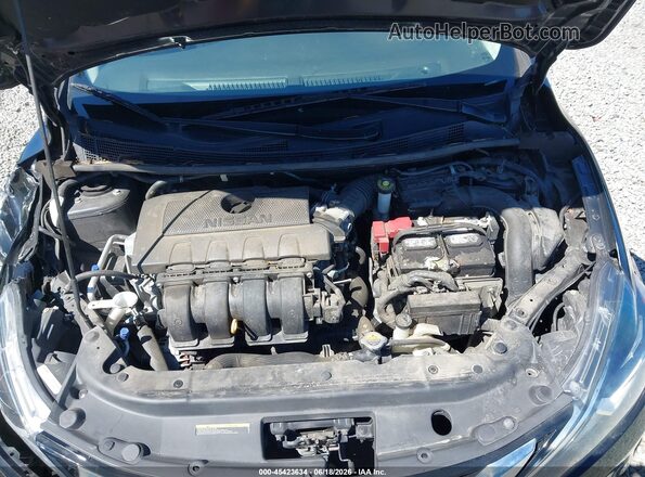 3N1AB7AP3HY385321 2017 NISSAN SENTRA Black Widok z tyłu