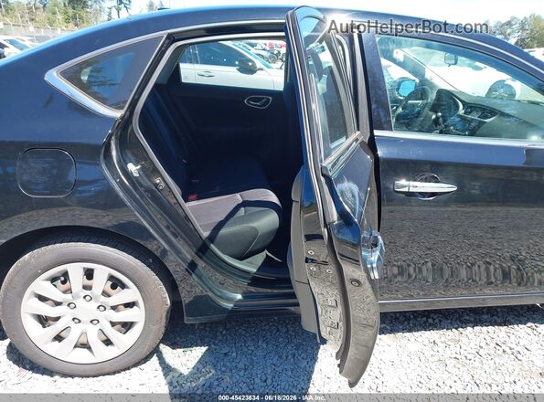 3N1AB7AP3HY385321 2017 NISSAN SENTRA Black Widok naklejki z numerem VIN