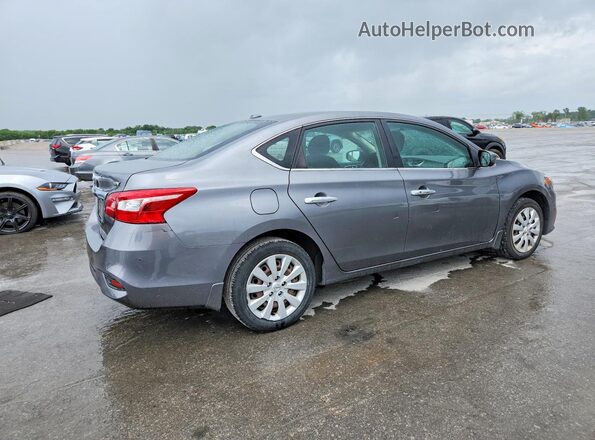 3N1AB7AP3HY399574 2017 NISSAN SENTRA Серебряный Задняя правая четверть