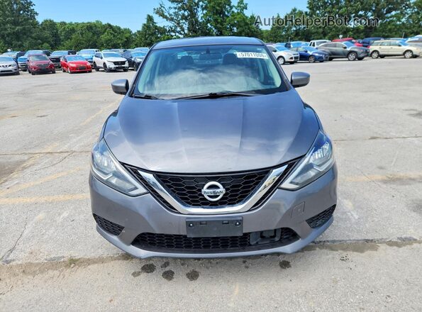3N1AB7AP3JL626054 2018 NISSAN SENTRA Gray Դիմացի տեսք