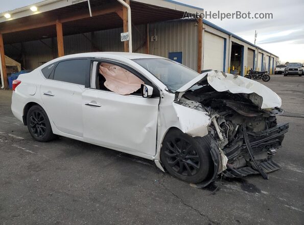 3N1AB7AP3JY203171 2018 NISSAN SENTRA White Delantero derecho
