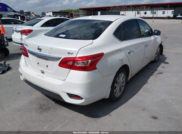 3N1AB7AP3JY205468 2018 NISSAN SENTRA White Задня права чверть