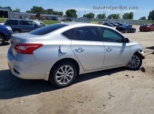 3N1AB7AP3JY208130 2018 NISSAN SENTRA Silver Задня права чверть