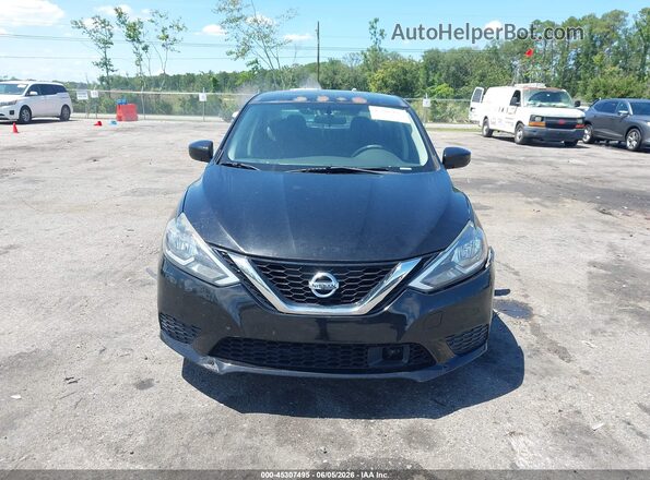 3N1AB7AP3JY214817 2018 NISSAN SENTRA Black Instrument cluster view