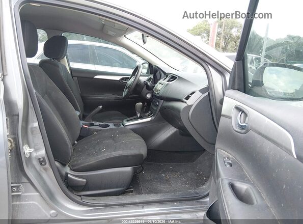 3N1AB7AP3JY234985 2018 NISSAN SENTRA Gray Widok wnętrza z przodu