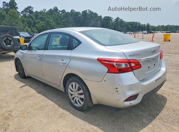 3N1AB7AP3JY235974 2018 NISSAN SENTRA Silver უკანა მარცხენა