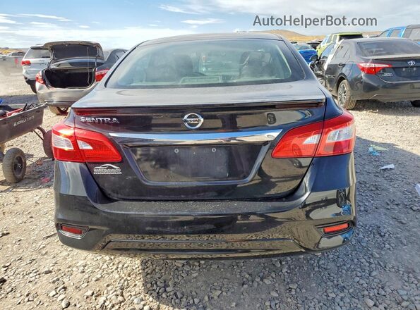 3N1AB7AP3JY291803 2018 NISSAN SENTRA Black Widok z tyłu