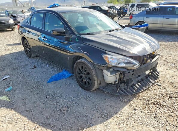 3N1AB7AP3JY291803 2018 NISSAN SENTRA Black Przód prawy