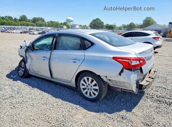 3N1AB7AP3JY303240 2018 NISSAN SENTRA Silver Trasero izquierdo