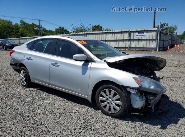 3N1AB7AP3JY303240 2018 NISSAN SENTRA Silver Delantero derecho
