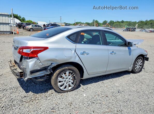 3N1AB7AP3JY303240 2018 NISSAN SENTRA Silver Trasero derecho