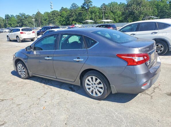 3N1AB7AP3JY317834 2018 NISSAN SENTRA Gray Trasero izquierdo