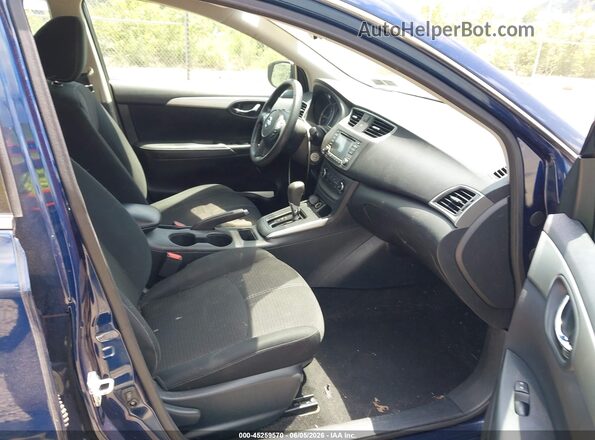 3N1AB7AP3JY331278 2018 NISSAN SENTRA Blue Вид салону спереду
