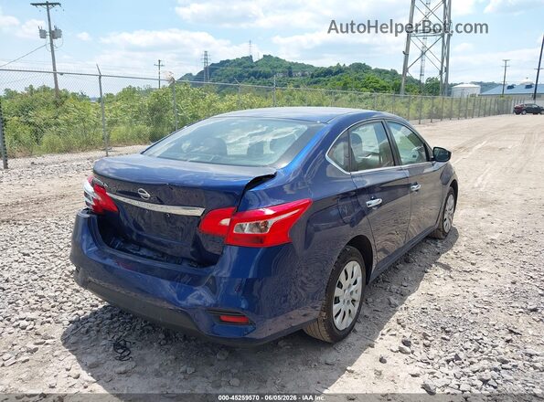 3N1AB7AP3JY331278 2018 NISSAN SENTRA Blue Задня права чверть