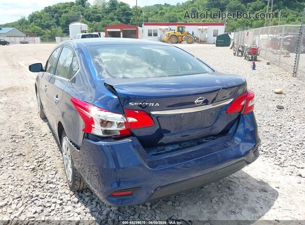 3N1AB7AP3JY331278 2018 NISSAN SENTRA Blue Вид спереду
