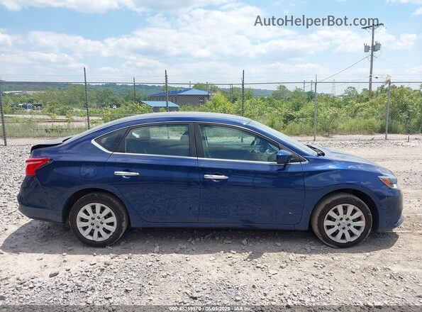 3N1AB7AP3JY331278 2018 NISSAN SENTRA Blue Вид задньої частини салону
