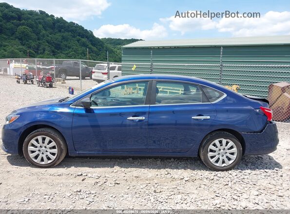 3N1AB7AP3JY331278 2018 NISSAN SENTRA Blue Панорамний вид салону 360°