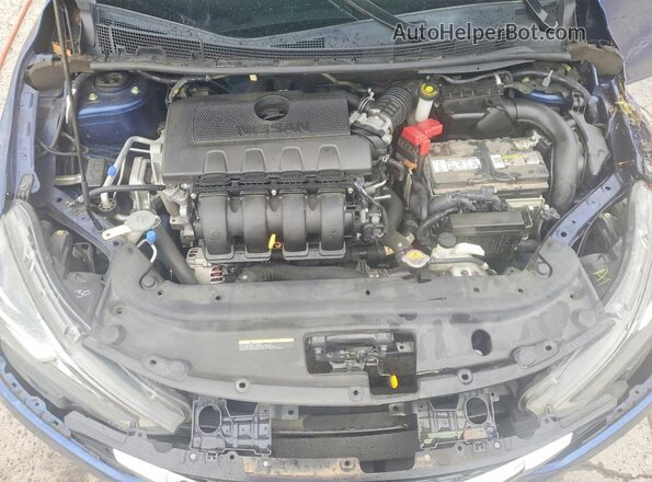 3N1AB7AP3JY343379 2018 NISSAN SENTRA Синий Вид задней части салона