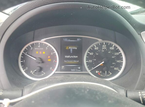 3N1AB7AP3JY343379 2018 NISSAN SENTRA Синий Вид щитка приборов