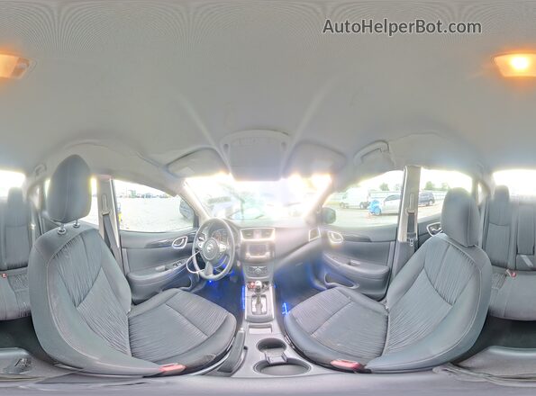 3N1AB7AP3JY343379 2018 NISSAN SENTRA Синий Панорамный вид салона 360°
