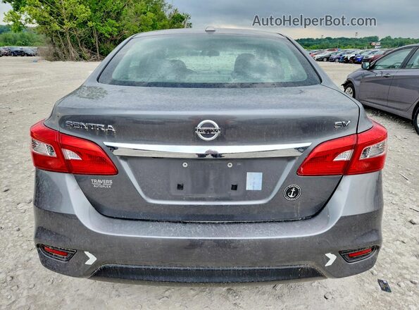 3N1AB7AP3KL612270 2019 NISSAN SENTRA Gray უკანა ხედი
