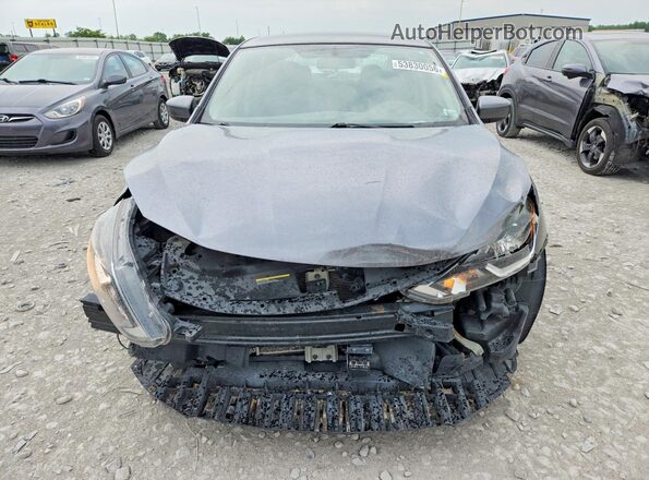 3N1AB7AP3KL612270 2019 NISSAN SENTRA Gray წინა ხედი