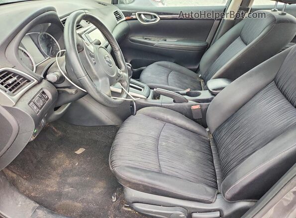 3N1AB7AP3KL612270 2019 NISSAN SENTRA Gray წინა სალონის ხედი